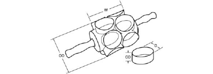 #832710, 3-1/4" Round Bismark / Biscuit Cutter