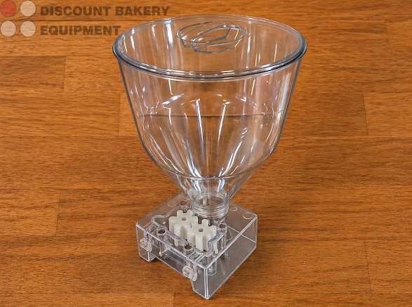 6qt Donut Filler Hopper for Edhard Powerbases (Spouts not included)