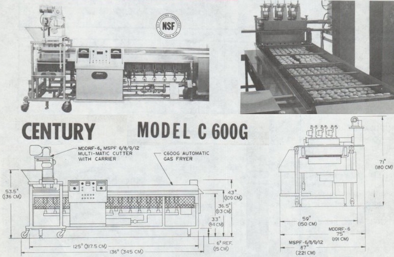 Belshaw C600G Fryer & MDDRF-6 Depositor, Rebuilt