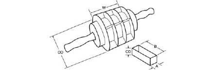 #844605, 1-3/4" x 4-1/2" Long John Cutter