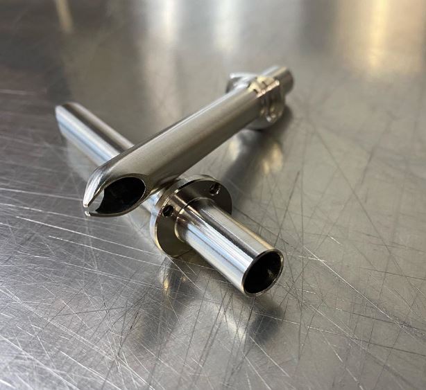 Stainless Steel Spout for Edhard Hopper (set of 2)
