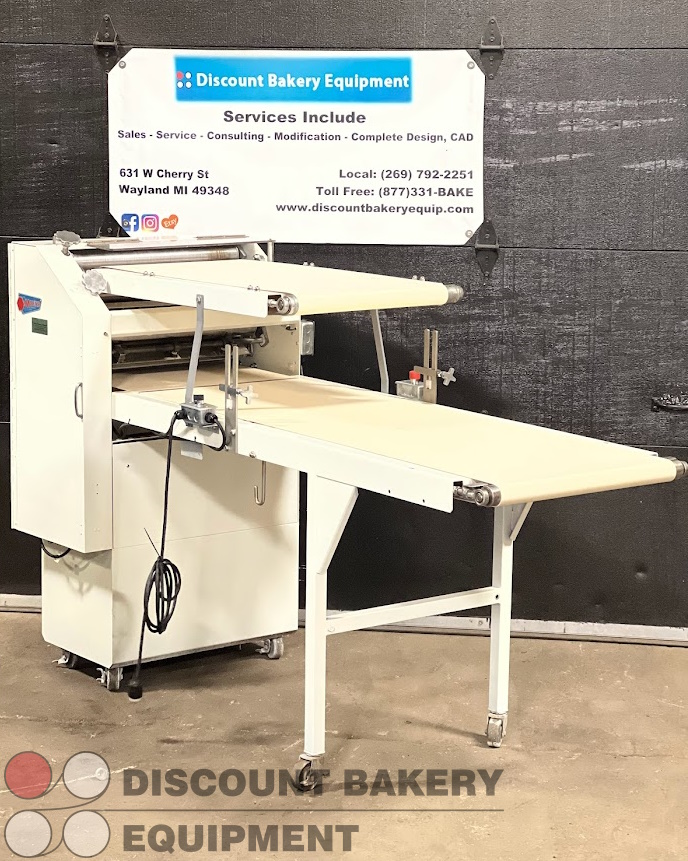 Moline 330 Sheeter Donut Production Table - Sheet & Cut Yeast Raised Donuts