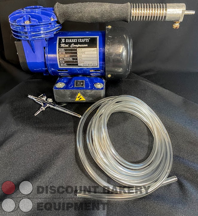 Bakery Craft Deluxe 115 Volt Airbrush Mini Compressor Set Model: AB-C4